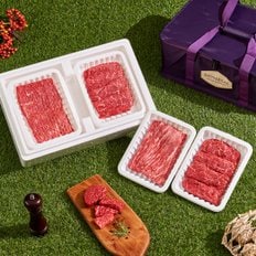 [8/18일부터 출고]한우 도담 세트(찬) 1kg(1등급)(불고기,국거리,산적)