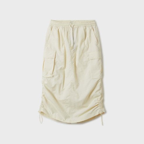 후아유 Nylon Cargo Skirt (Set-up) WHWHF2313F