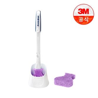 3M 크린스틱 베이킹소다 변기청소용 핸들+캐디+리필2입