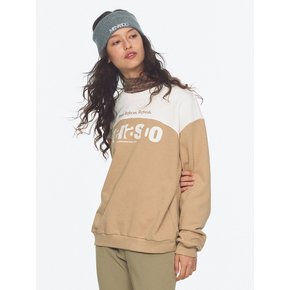 Lettering Sweatshirt_Beige