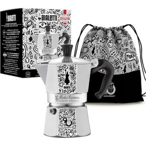 영국 비알레띠 모카포트 Bialetti Moka Express 3 Cups 90th Anniversary Aluminium Coffee Make