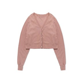 Washing Easy Cardigan - Pink