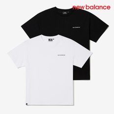 뉴발란스 반팔티 /C28- NBNEE2A013 99 / UNI ESS 레이어드 티셔츠 (2PACK)