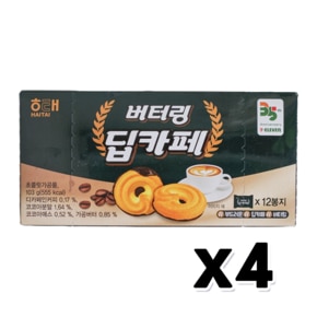 해태 버터링딥카페 12개입 디저트간식 103g x 4개