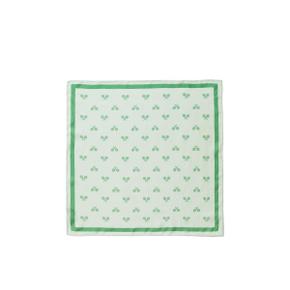 THE SILK MISCHA TENNIS SCARF - MINT/GREEN