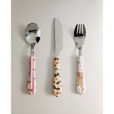치타 디자인 유아용 커트러리 세트(3종 세트) 45602311999