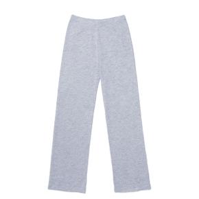 큘 THE JAN KNIT PANTS - HEATHER GREY