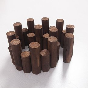 브라운 원형 울타리 94x15cm 트리 크리스마스 TROMCG