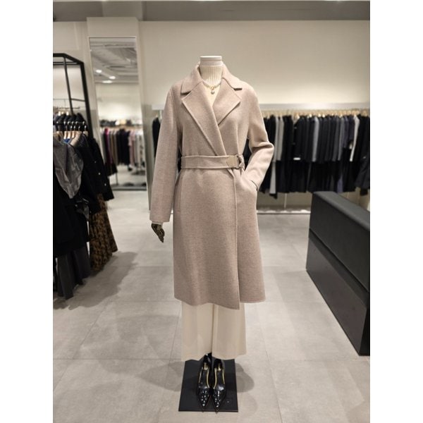 [파주점] 울 캐시미어 벨티드 핸드메이드 코트 JRAA0CTC35