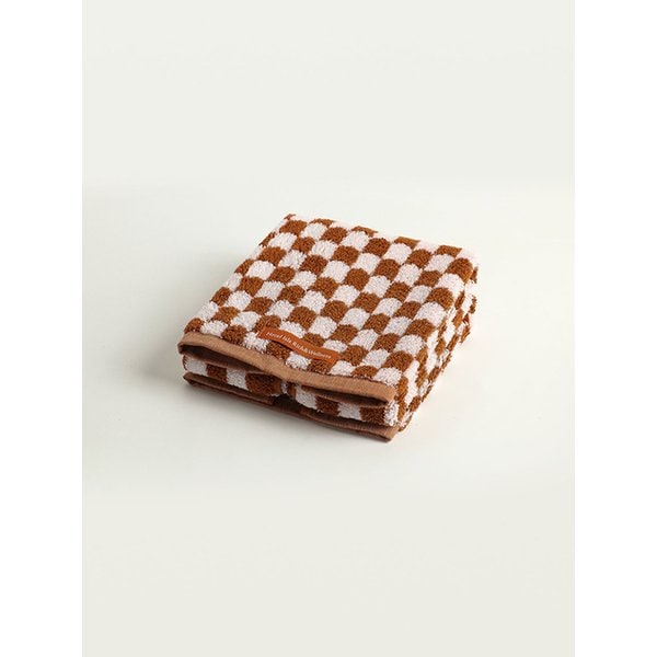 프리미엄 코튼 고중량 210g 수건 1P 브릭 아치체커보드