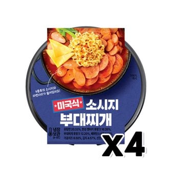  미국식 소시지 부대찌개 즉석간편조리 245g x 4개