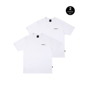 TWO PACK T-SHIRT (WH+WH)