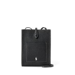 여성 폴로 플레이 레더 포켓 크로스바디(WAPOSLG0BL20019001)