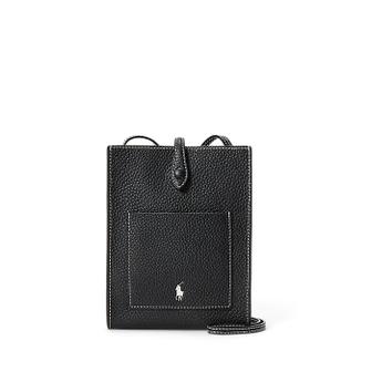 폴로 랄프 로렌 여성 폴로 플레이 레더 포켓 크로스바디(WAPOSLG0BL20019001)