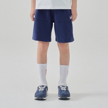Lee Kids 베이직 4부 저지팬츠 네이비 LK2502SO04NA