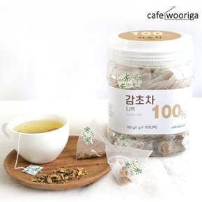 카페우리가 국산 감초차 100티백 x 1통