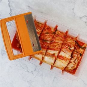 반포기 김치 절단 보관 용기 커팅 김치 썰기 보관 통 김치정리도구