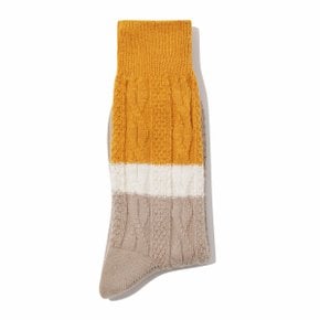 color block cable socks_CALAX24220ORX