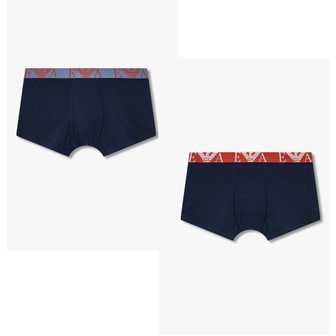 EMPORIO ARMANI 남성 이글 로고 밴딩 코튼 드로즈 2종 (0815112306/12308)