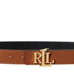 로고 리버시블 크로스해치 레더 벨트(WALRBLT0F320283200)