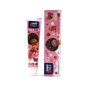 유아치약 어린이치약 키즈용 안전한 치약 무불소 성분 베리믹스향 80g