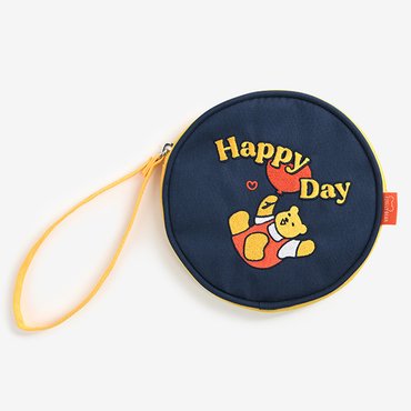 데일리라이크 젤리 베어 원형 파우치 - 01 Happy day