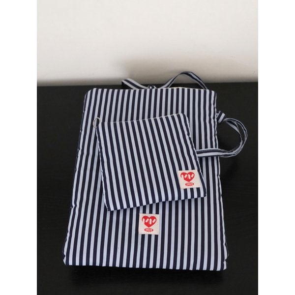Pillow Laptop Pouch Set (Navy Blue)