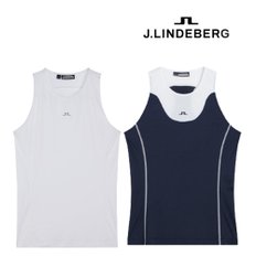 제이린드버그 23ss 골프웨어 팜 탑 여성 민소매 셔츠