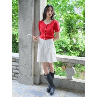 폴앤앨리스 [리퍼브] POCKET MINI SKIRT / CREAM