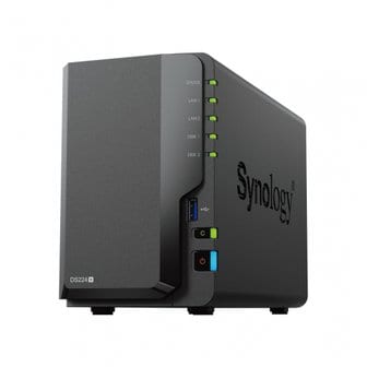  Synology NAS DS224+ CPU 2GB DiskStation 키트 2베이 쿼드 메모리 탑재 스탠다드 유저용 국내