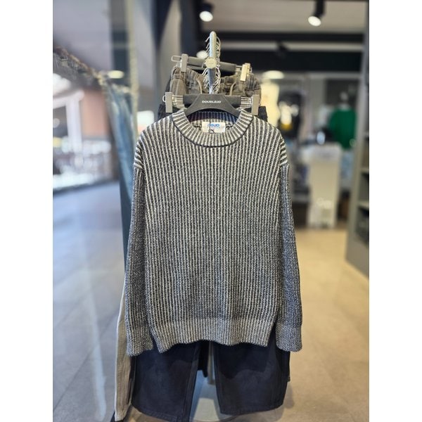 [시흥점] 골지짜임 세미오버핏 니트(남여공용)/JGZZ51A01BK