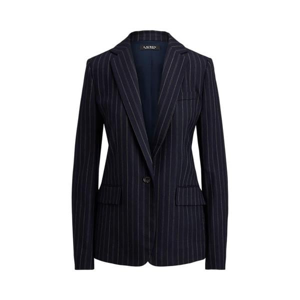 스트라이프 울 블렌드 트윌 블레이저(WMLROTWS6020267410)