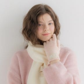 RENNY WOOL GLOVES [ CREAM PINK ] - RENNY 울 장갑 (G001CP)