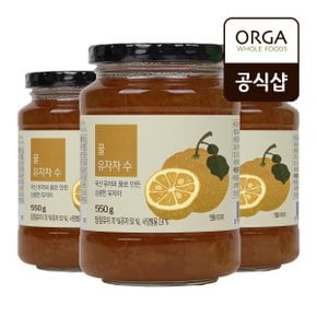 [올가] 꿀 유자차 수 (550g X 3병)