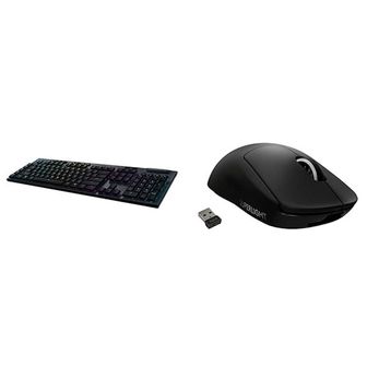 Logitech 미국 로지텍 G 마우스 Logitech G915 Lightspeed RGB Mechanical Gaming Keyboard Linear PRO X