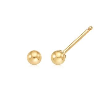 골드팡 18k 골든볼 귀걸이-3mm