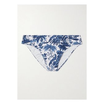 STAUD 스타우드 코르사주 프린트  비키니 브리프 화이트 46376663162863371
