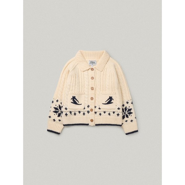 [리퍼브] FOY COWICHAN CARDIGAN [CREAM]
