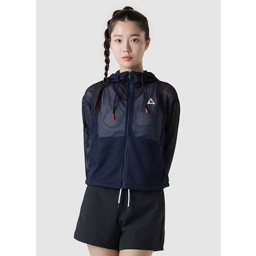 르꼬끄 [르꼬끄X나나] 여성 루즈핏 커버업 메쉬 자켓 DNV / QQ222SJK65