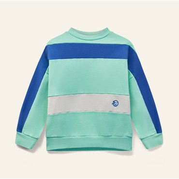 WYNKEN 윙켄7517A-334-49(LR)컬러 배색 스웨트 셔츠