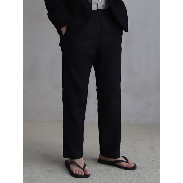ALL WEATHER PANTS (LINEN)_black