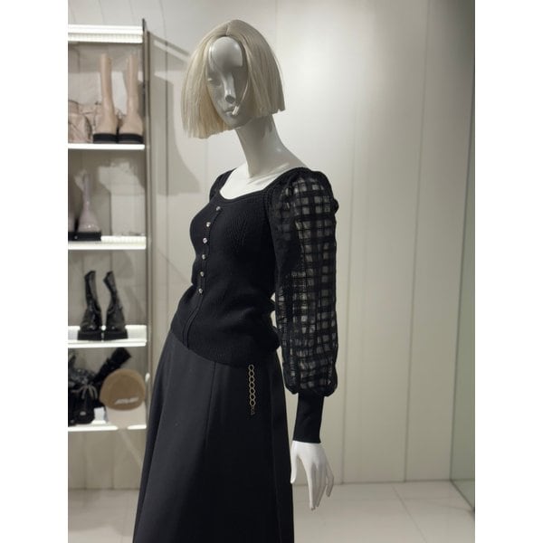 [파주점] 볼륨 소매 골지 니트(EQ4KL168)