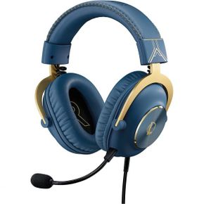 독일 로지텍 게이밍 헤드셋 Logitech G PRO X Gaming Headset Blue VO!CE Microphone Comfortabl