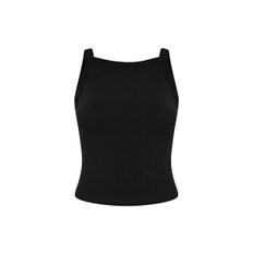 PAD BACKLESS TOP BLACK