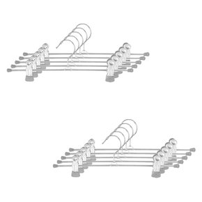 05010 15 230 클립 K30D 논슬립 실버 10개입 바지치마 옷걸이