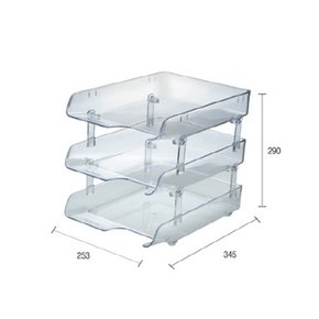 [카파맥스] 서류받침 K20103 3단크리스탈