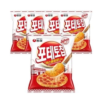  농심 포테토칩 잭슨페퍼로니맛x5개 50g / 감자칩 스낵_