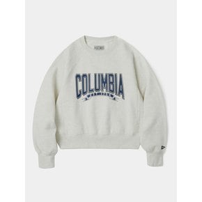 CU 80S VINTAGE WOMEN FLEECE SWEATSHIRTS 오트밀