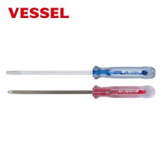 베셀 VESSEL 드라이버 6100 십자 1x150mm(+) 크리스탈 라인칼라 세축 드라이버