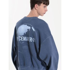 PIGMENT EARTH SWEAT SHIRTS (NAVY)